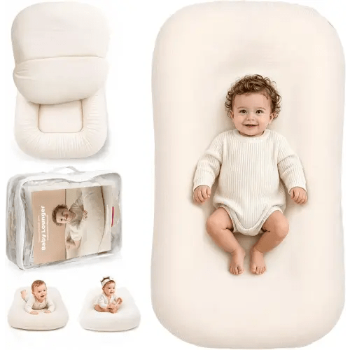 Baby Lounger, Infant Support Cushion for Newborn 0-24 Months