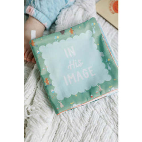 In His Image Fabric Baby Book | littlelightcollective