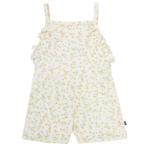 Infant & Toddler Girls Ivory Vines Ruffle Romper