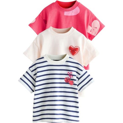Kids' Assorted 3-Pack T-Shirts, 12-18M