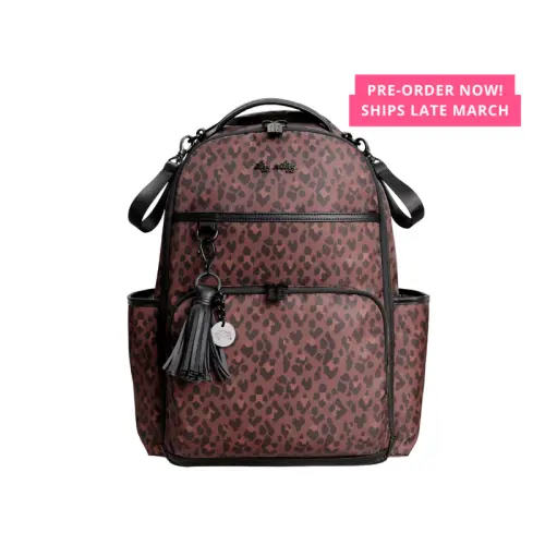 Boss Plus™ Large Diaper Bag Backpack - Leopard (Ships late March)