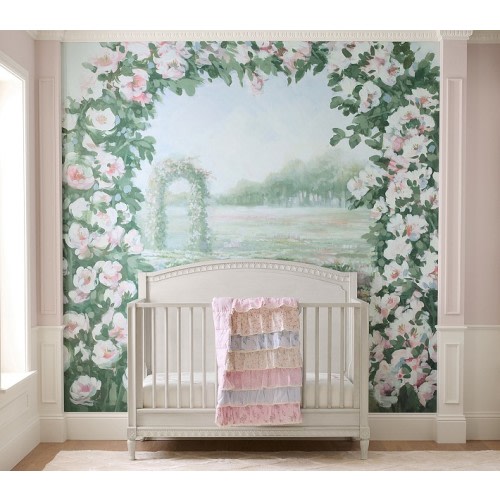 LoveShackFancy Rose Garden Mural