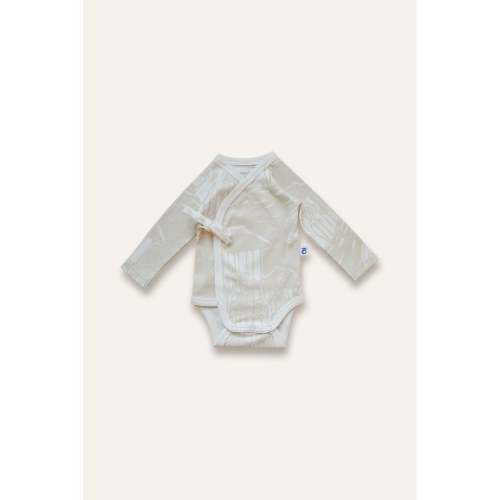 Organic Pima Cotton Baby Kimono Body - Trees