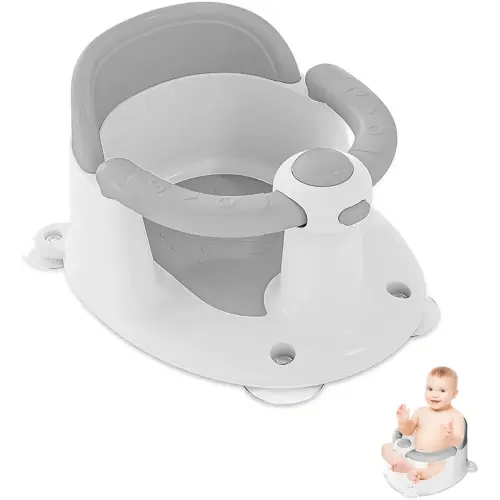Baby Bath Seat for Babies 6 Months & Up, Bath Seats for Babies Sitting Up, Open Design, Non-Slip, Compact Toddler Bath Seat.