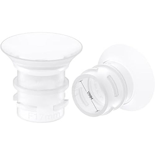 eufy Security Original 17mm Sizing Inserts (2-Pack) for Wearable Breast Pump S1/S1 Pro/E10/E20, Silicone Sizing Inserts, Easy to Install and Use, Comfortable and Precise Fit for Better Suction