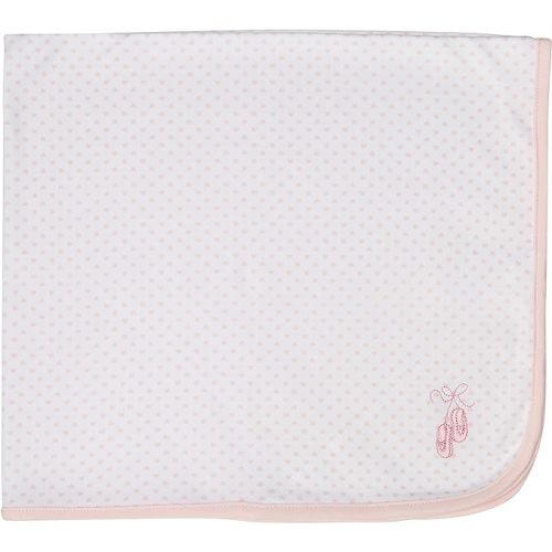 Little Me Baby 100% Cotton Receiving Blanket, Prima Ballerina, One Size