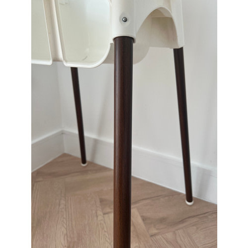 Walnut leg wraps for high chair