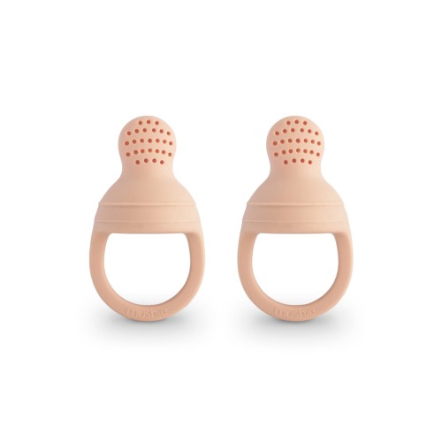 Mushie 2-Pack Fresh Food Feeders, Blush