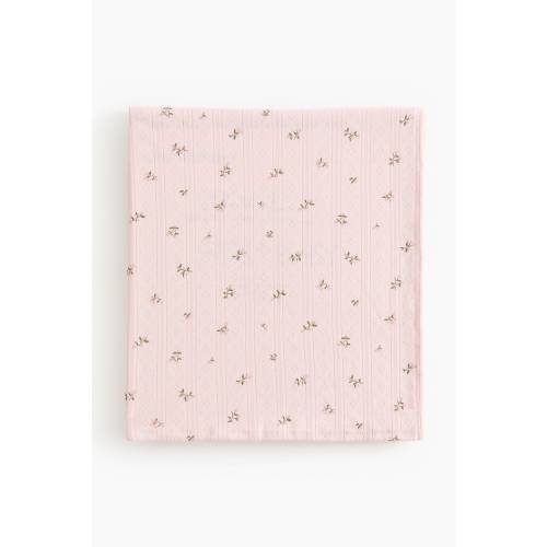 POINTELLE-KNIT BABY BLANKET