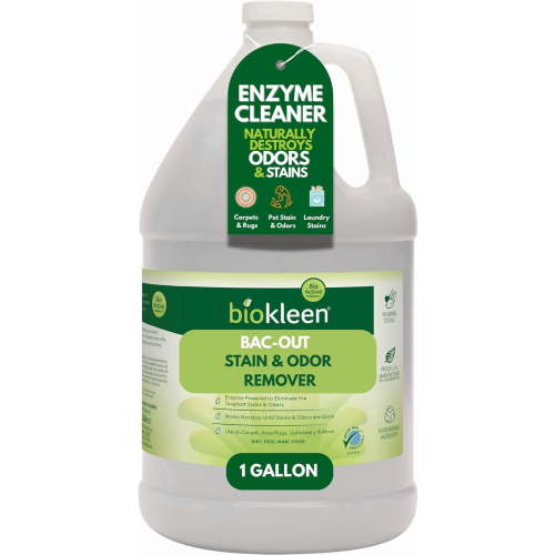 Biokleen Bac-Out Enzymatic Odor & Stain Remover for Pet Stains, Urine, Laundry, Diapers, Wine, Carpet, 128oz