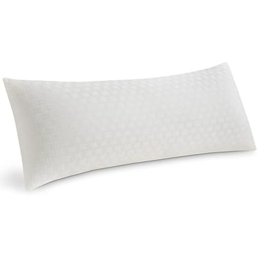 Leeden Full Body Pillow for Adults, Firm and Fluffy Long Pillow Insert, Breathable Pillow for Side Sleepers and Bed Support，20x54 White