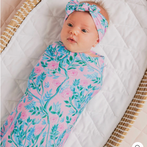 Botanically Speaking Swaddle & Headwrap Set