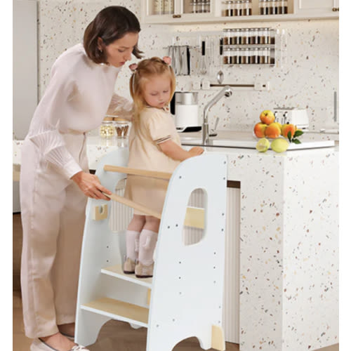 Ezebaby Toddler Kitchen Stool Helper Kids Kitchen Step Stool Toddler T