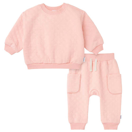 2-Piece Baby Girls Pink Quilted Top & Jogger Set – Gerber Childrenswear