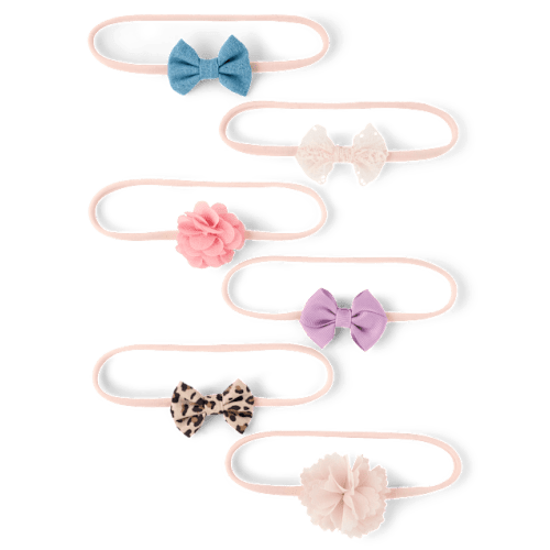 Baby Girls Bow Headwrap 6-Pack - Multi