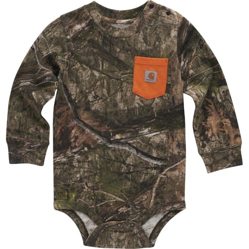 Carhartt Kid's CA5002 Long-Sleeve Pocket Bodysuit