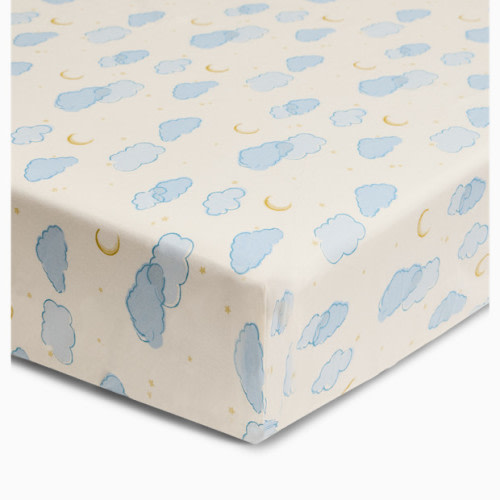 Percale Organic Crib Sheet - Celestial