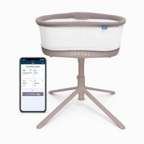 HALO BassiNest Connected Swivel Sleeper 3.0 Smart Bassinet - Warm Gray