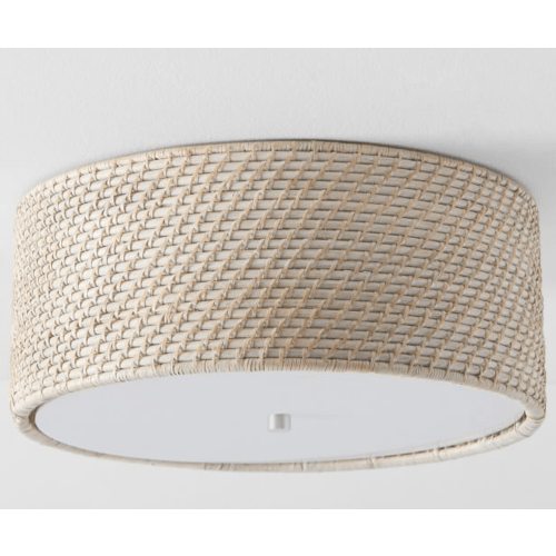 Quinn Woven Flush Mount (16")