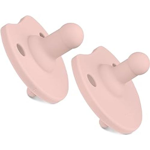 Ryan & Rose Cutie PAT Pacifier Teether (Preemie Kit, Blush)