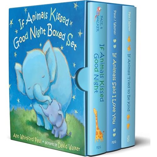 If Animals Kissed Good Night Boxed Set: If Animals Kissed Good Night, If Animals Said I Love You, If Animals Tried to Be Kind Board book – September 26, 2023