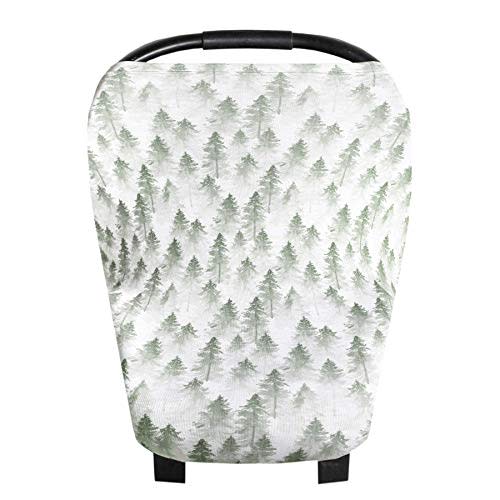 Evergreen Copper Pearl Multi-Use Cover: Car Seat & Stroller Cover - Sun Protection, All-Season Use, Stylish Designs, Easy Access for Moms
