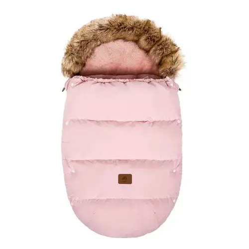 Premium Universal Stroller Footmuff with Removable Faux Fur (0-24M)