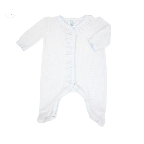 Paty Knit Eyelet Footie