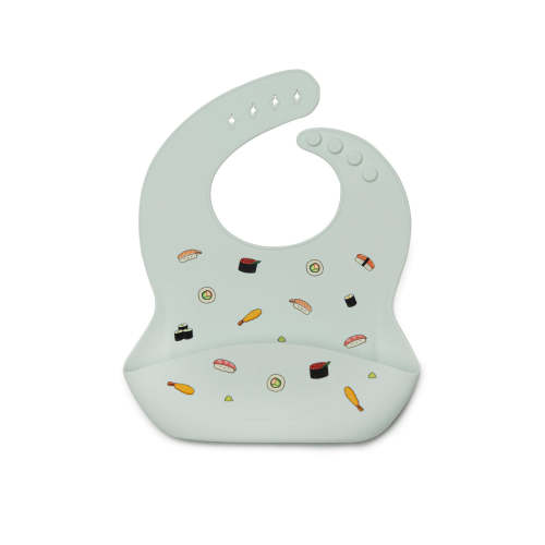 Silicone Baby Bib - Sushi