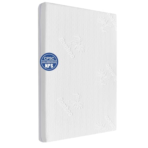 33x20 Bassinet Mattress for MikaMicky: 2" Thick Dual Sided Gel Memory Foam Bassinet Mattress Fit for Mika Micky/KoolerThings/Baby Delight Bassinet
