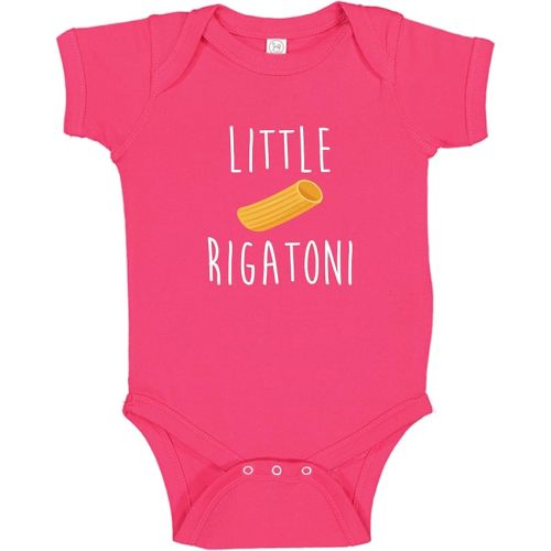 Italian Pasta Baby One Piece Bodysuit Or Toddler Shirt Funny Little Rigatoni Italian Food Newborn Outfit