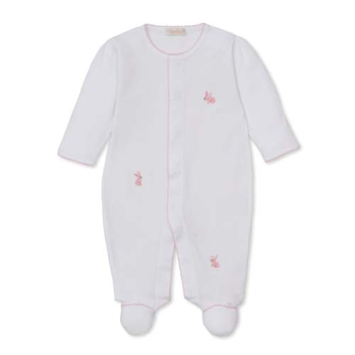 Premier Embroidered Footie, Springtime Bunny Fun