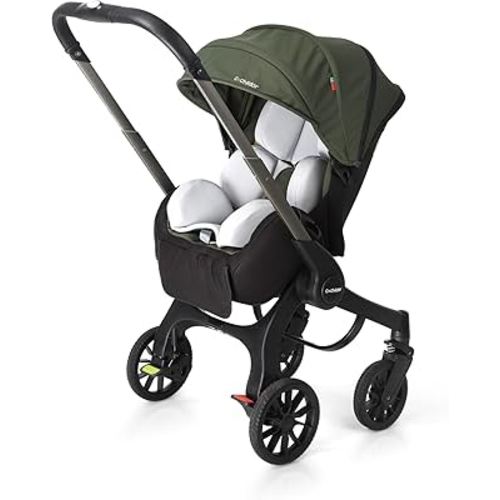 Citi 2.0 Pro Baby Stroller, Rear-Facing Stroller with Adjustable Canopy and Extendable Seat Panel, Green