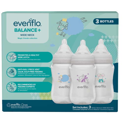 Balance+ Wide Neck Magic Friends Deco Collection - 3x9oz Bottles - Walmart.ca