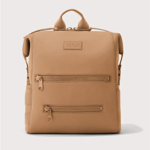 Dagne Dover Indi Diaper Backpack in Camel, Medium