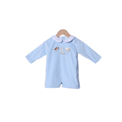 Cowboy Blue Long Sleeve Corduroy Jon Jon