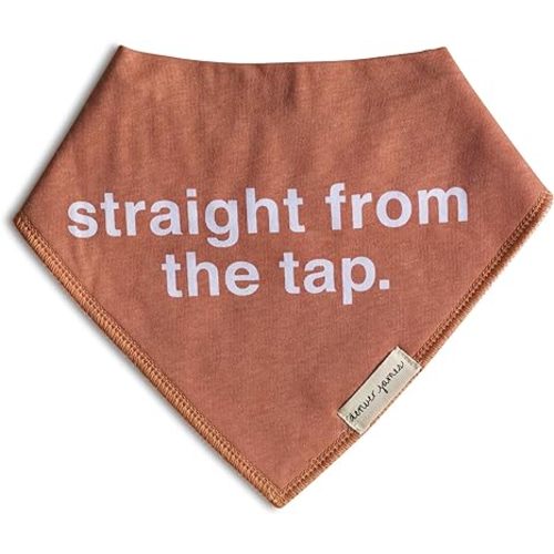 Denver James Bandana Feeding Drool Baby Bib I Soft Organic Cotton I Fleece Back