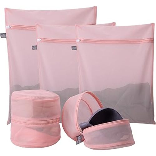 Kimmama Laundry Bag Mesh Wash Bags, Washing Machine Wash Bag, Net Washer Sack with Zipper, Dryer Pouch for Cleaning and Drying Cloths, Garment, Sweater, Delicates, lingerie, Bra, Pant, Sock, Toys