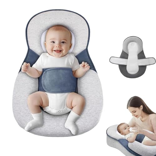 Baby Lounger Pillow for Infant Support Cushion Reflux Breastfeeding Pillow, Bottle Feeding, Tummy Time