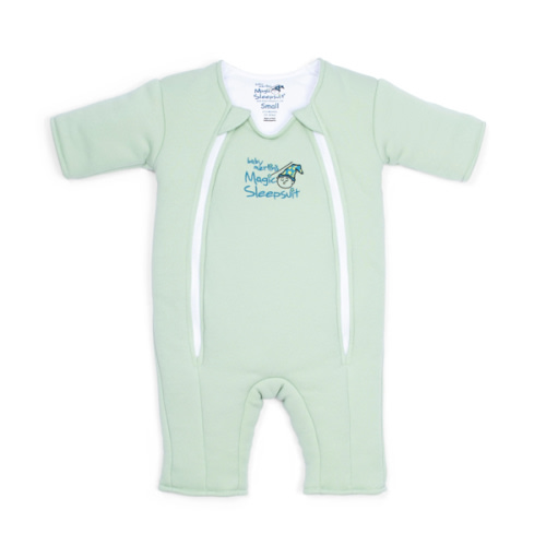 Sage Green Baby Merlin’s Magic Sleepsuit – Size Small