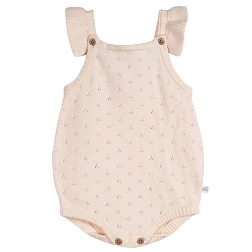 Baby Girl Just Born® Sweater Bubble Romper