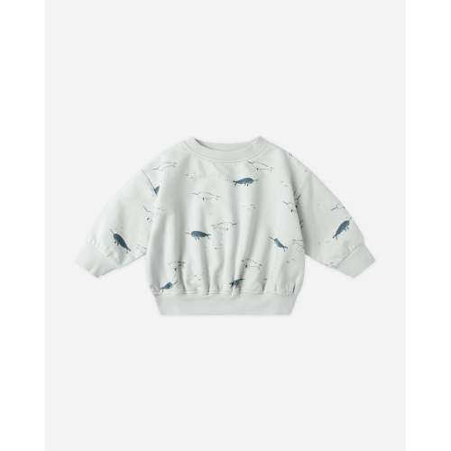 Relaxed Fleece Sweatshirt || Narwhals – Quincy Mae