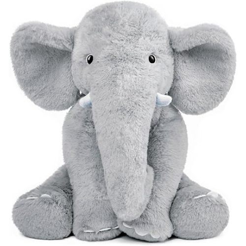 13" Gray Elephant Stuffed Animal - Plush Toy for Boys, Girls, Kids, Baby Shower, Bedtime, Birthday