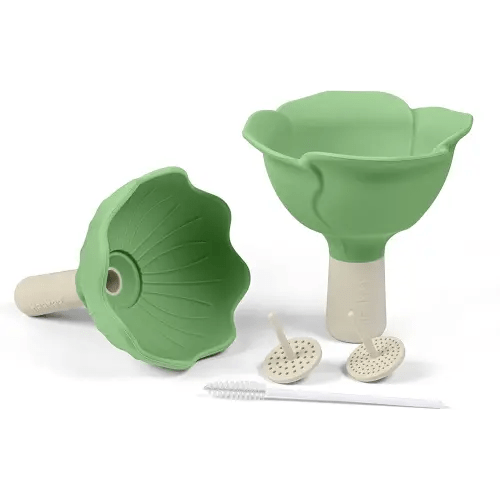 Haakaa Silicone Flower Funnel Set – Small Funnels for Filling Small Bottles, Funnels for Kitchen Use Filling Bottles, Kitchen Funnel Set, Kitchen Gadgets Accessories