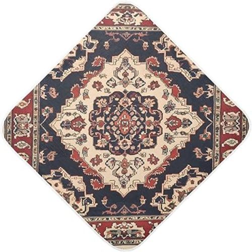 STAYTOP Beautiful Vintage Carpet Pattern Muslin Hooded Baby Towels,Super Soft Bath Towel,Absorbent Baby Washcloths for Unisex Newborn Bath 30x30in