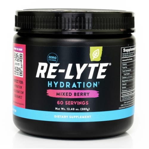 Re-Lyte® Hydration | Best Electrolyte Powder | Zero-Calories, No Added Sugar | Electrolytes Drink Mix w/ Real Salt| / Mixed Berry | Redmond Life