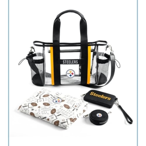 Pittsburgh Steelers Erin Andrews Stadium Clear Baby Bag