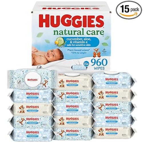 Baby Wipes Hypoallergenic 15pck (960 Wipes Total)