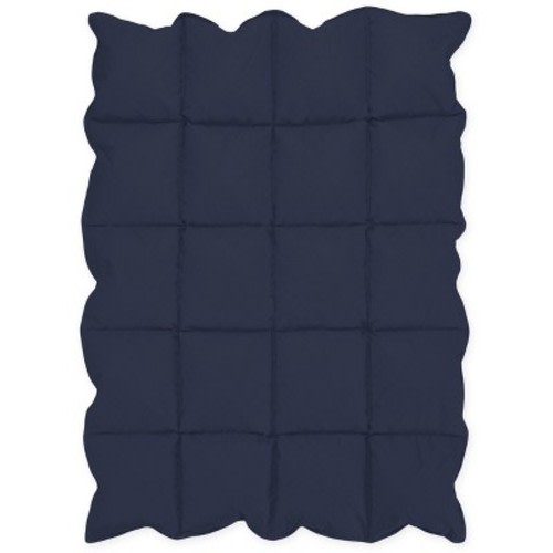 Sweet Jojo Designs Boy, Girl, Unisex/Gender Neutral Baby Down Alternative Crib Comforter / Blanket Navy Blue