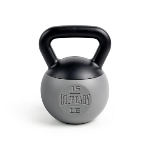 Genuine Fred Buff Baby Kettlebell Rattle, Engaging and Sensory Rich Toy, Lightweight and Easy to Hold, Fun Gift for Fitness Enthusiast and New Parents